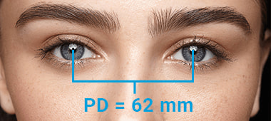 Pupillary distance (PD)