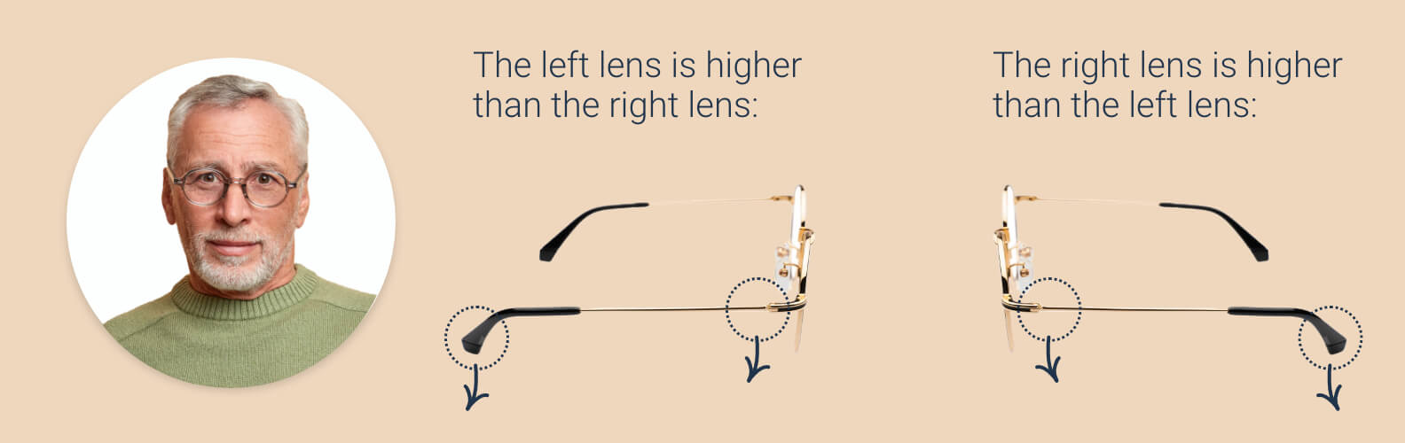 How to loosen glasses frames and nose pads