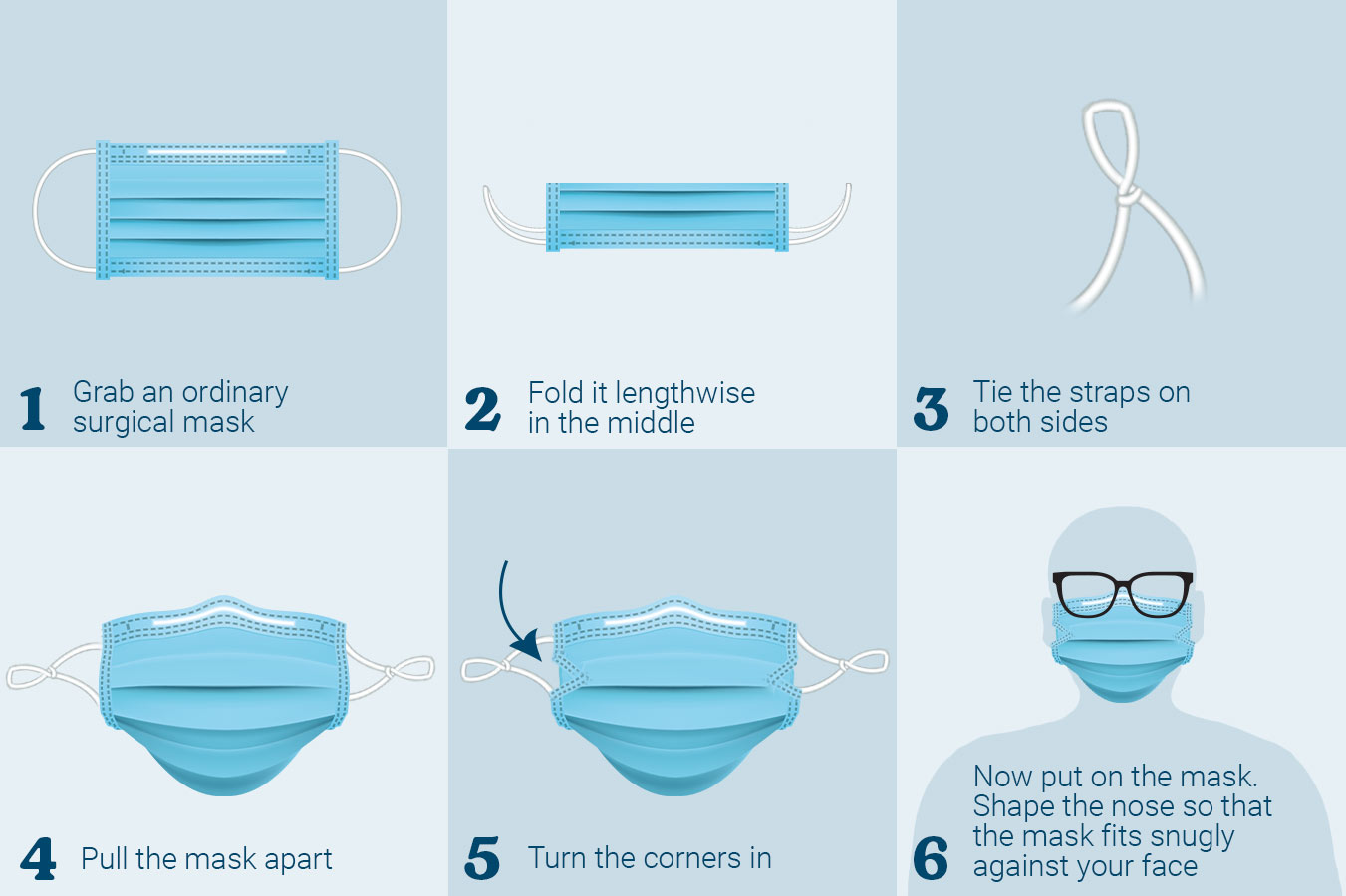 how to fold mask