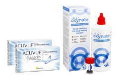 Acuvue Oasys (12 lenses) + Oxynate Peroxide 380 ml with case
