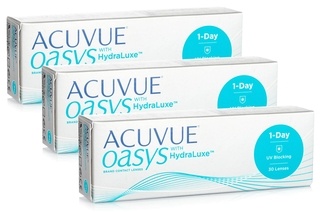 Acuvue Oasys 1-Day with HydraLuxe (90 lenses)
