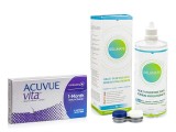 Acuvue Vita (6 lenses) + Solunate Multi-Purpose 400 ml with case 49978