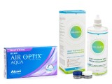 Air Optix Aqua Multifocal (6 lenses) +Solunate Multi-Purpose 400 ml with case 16209