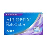 Air Optix Plus Hydraglyde Multifocal (3 lenses) + Oxynate Peroxide 380 ml with case 39463