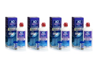 AOSEPT PLUS with Hydraglyde 4 x 360 ml with cases