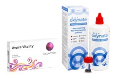 Avaira Vitality (6 lenses) + Oxynate Peroxide 380 ml with case