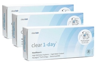 Clear 1-day (90 lenses)