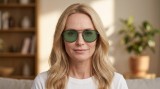 Izipizi Sun #Cruise Black Green lenses Generated image