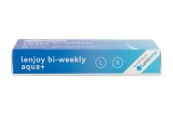 Lenjoy Bi-weekly Aqua+ (12 lenses) + Oxynate Peroxide 380 ml with case 27787