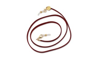 Meller Ebo Burgundy chain for glasses