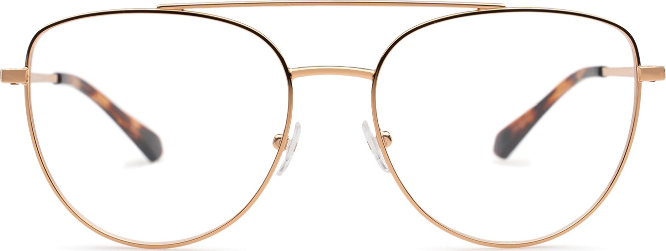 Michael kors rose clearance gold aviator eyeglasses