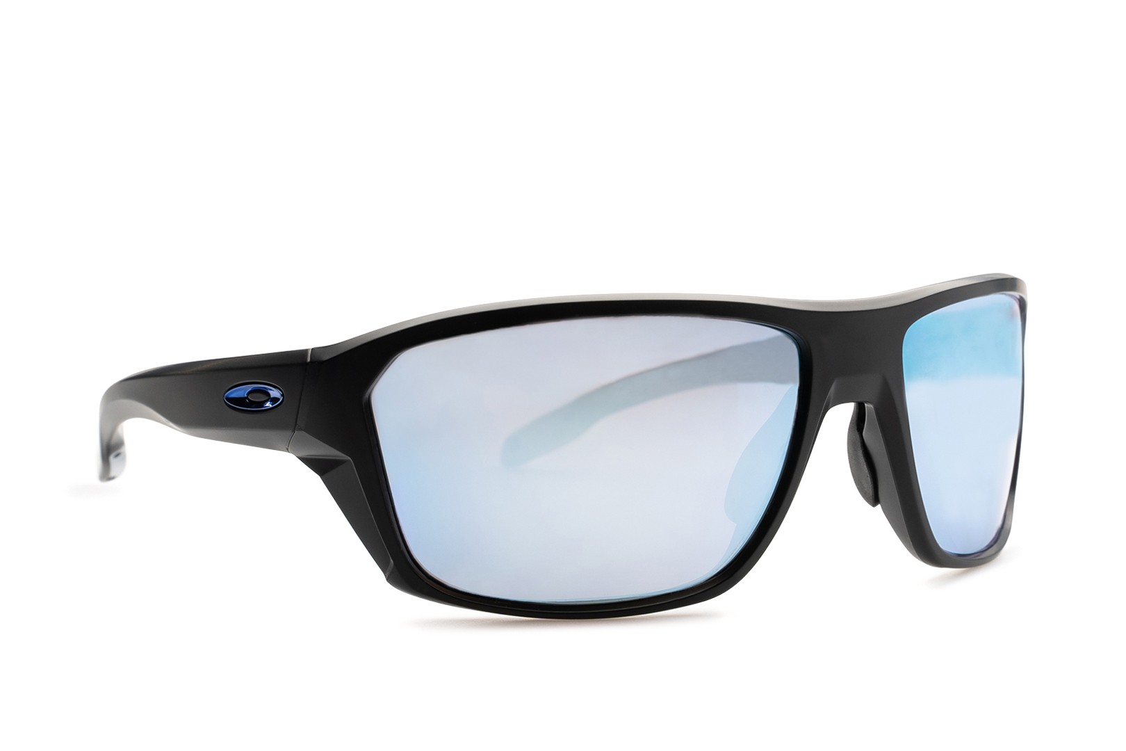 Oakley OO9416 Men's Split Shot Prizm Polarised Rectangular Sunglasses,  Brown Stripe/Shallow Water at John Lewis & Partners