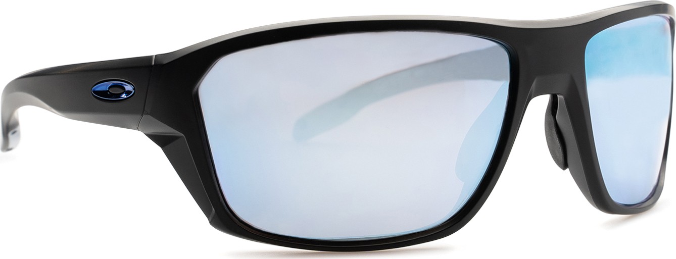 Oakley OO9416 Men's Split Shot Prizm Polarised Rectangular Sunglasses,  Brown Stripe/Shallow Water at John Lewis & Partners