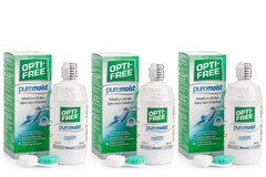 OPTI-FREE PureMoist 3 x 300 ml with cases