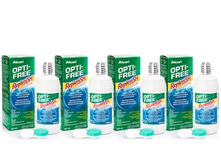 OPTI-FREE RepleniSH 4 x 300 ml with cases