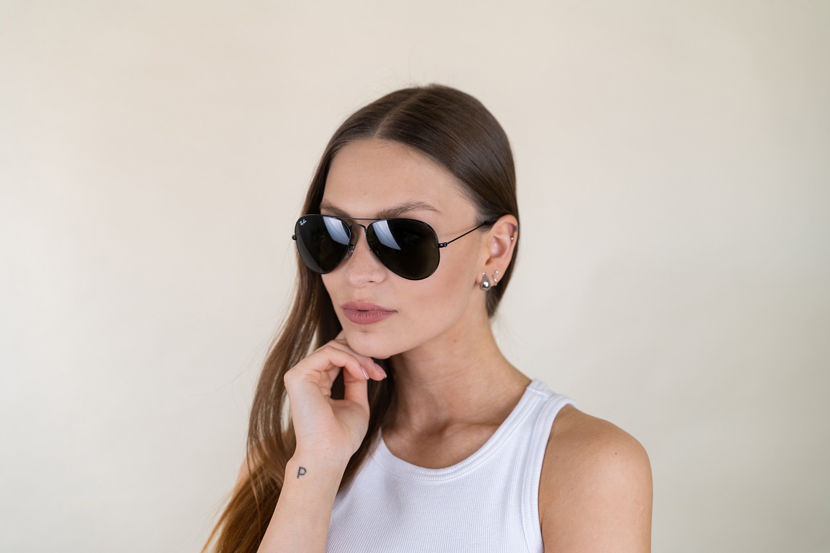 Ray Ban Aviator Large Metal RB3025 L2823 58 Sunglasses Lentiamo