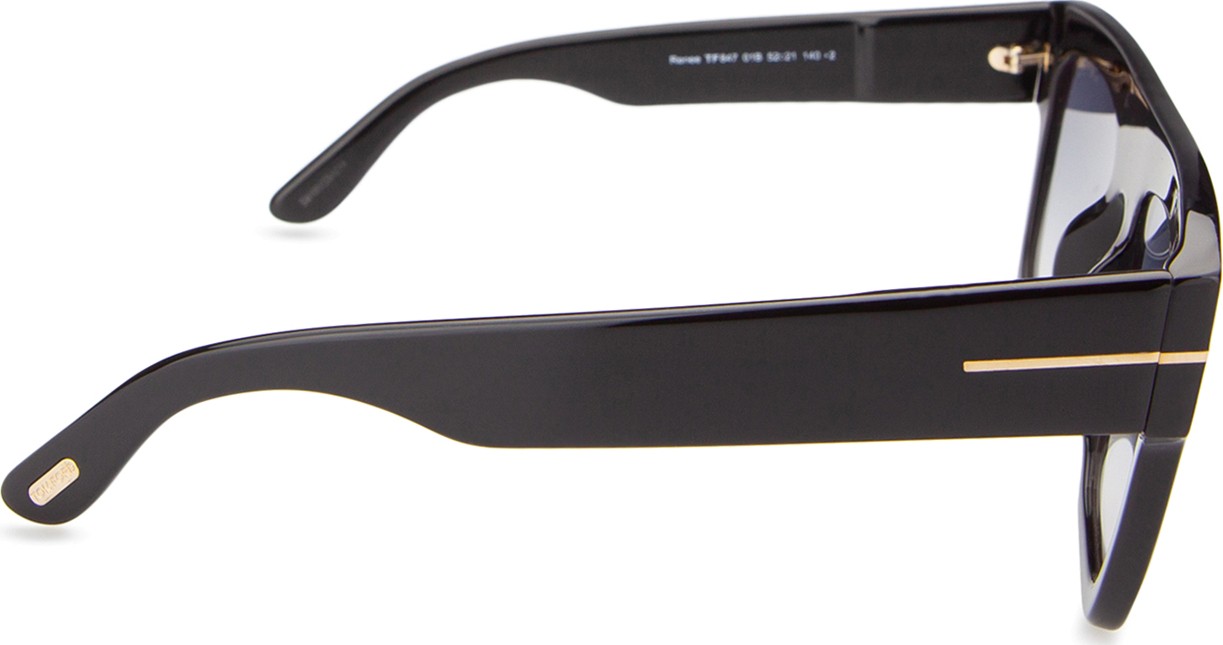 Tom Ford Renee Sunglasses 01B Black