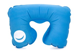 Inflatable travel neck pillow